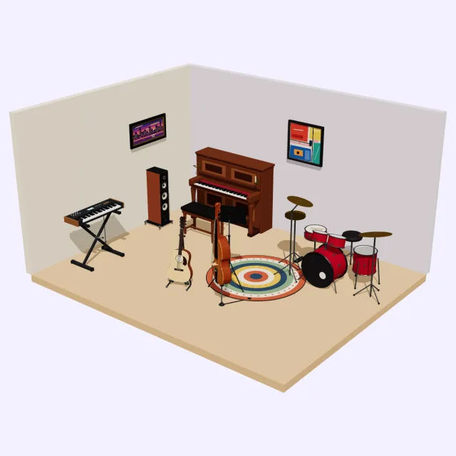 Music room set