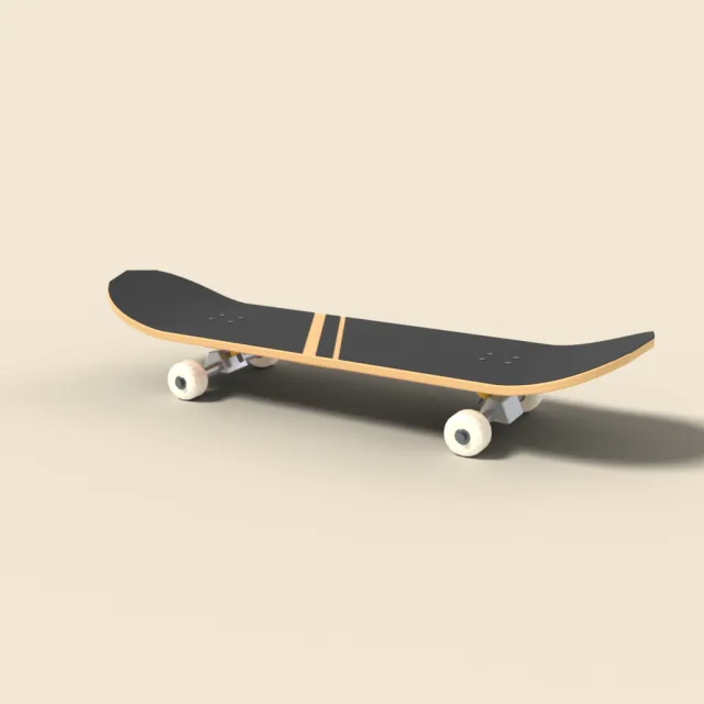 Skateboard with grip deck
