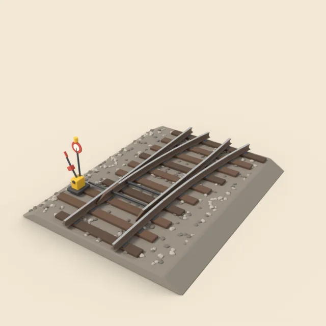 Railway switch points