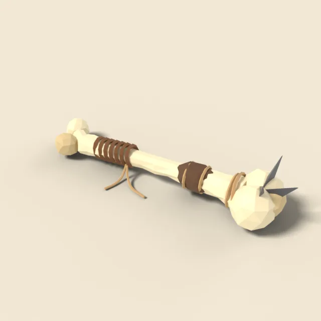 Caveman bone club