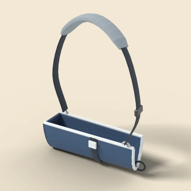 Arm sling with strap