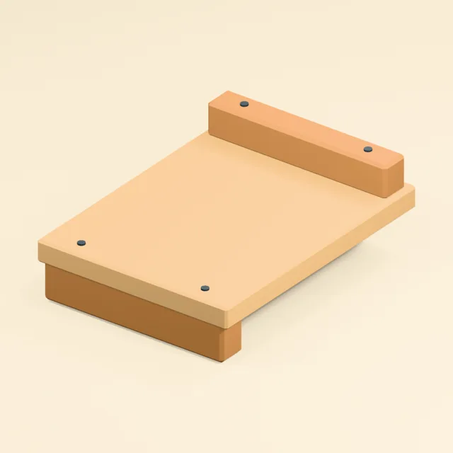 Opposed-stop woodworking bench hook