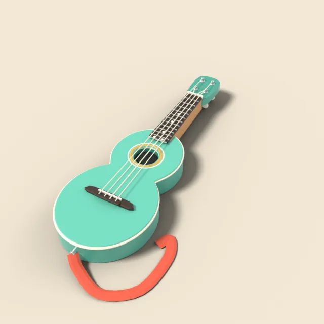 Small travel ukulele