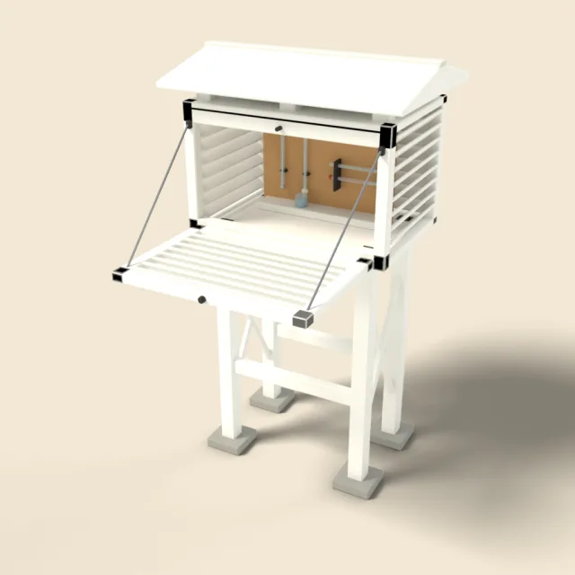 Stevenson screen weather box