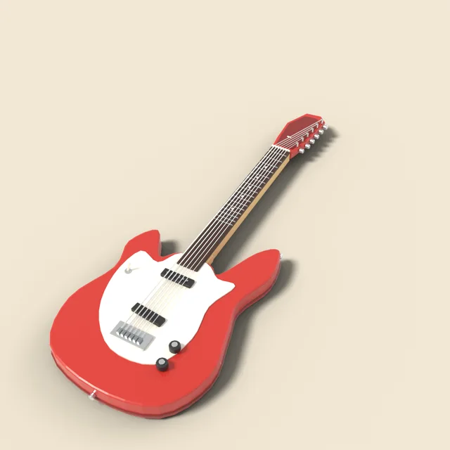 Solid-body electric guitar