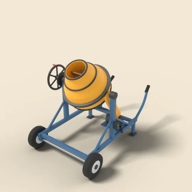 Concrete mixer drum