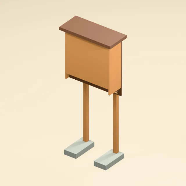 post_mounted_bat_roost_functional_shell
