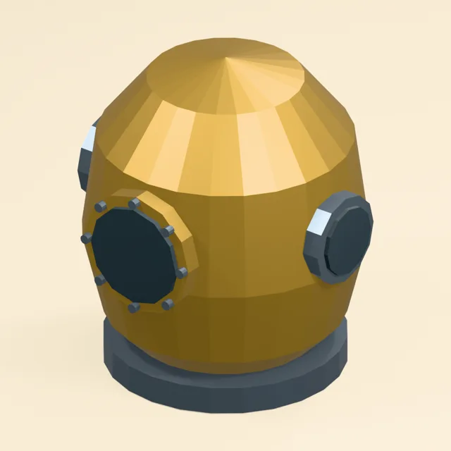 Three Port Diving Helmet Diving Helmet