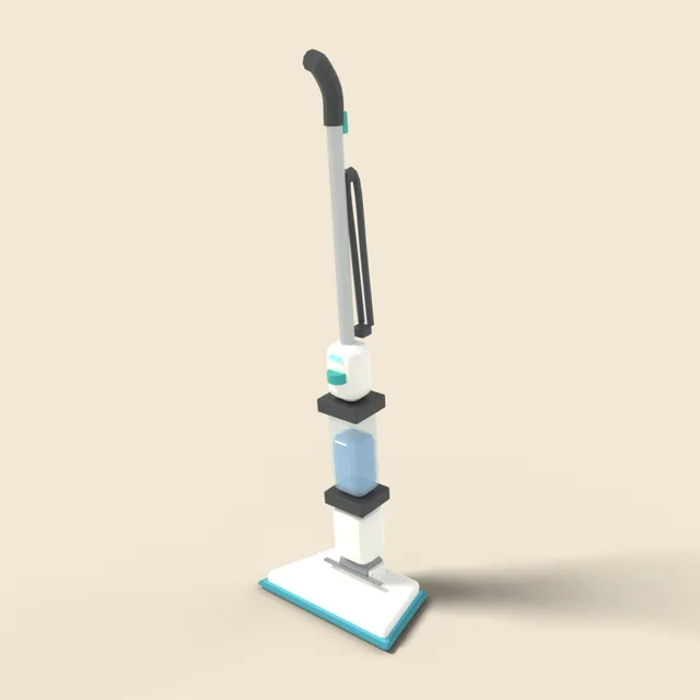 Steam mop with water tank