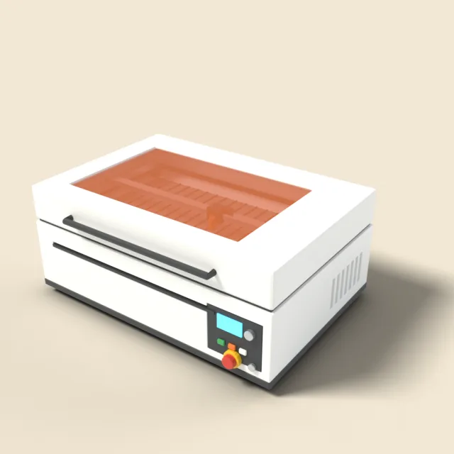 Laser cutter box