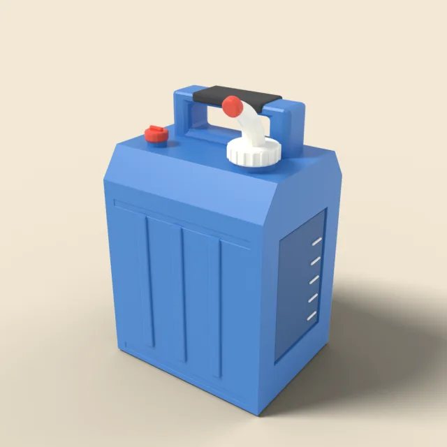 Five gallon water jug with spout
