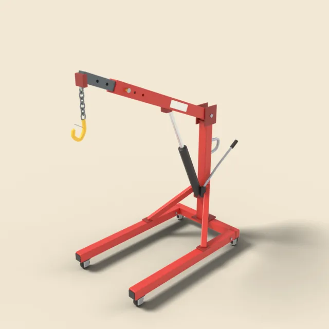 Engine hoist crane