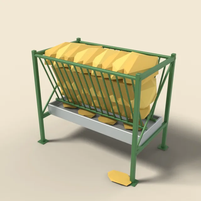 Hay feeder rack