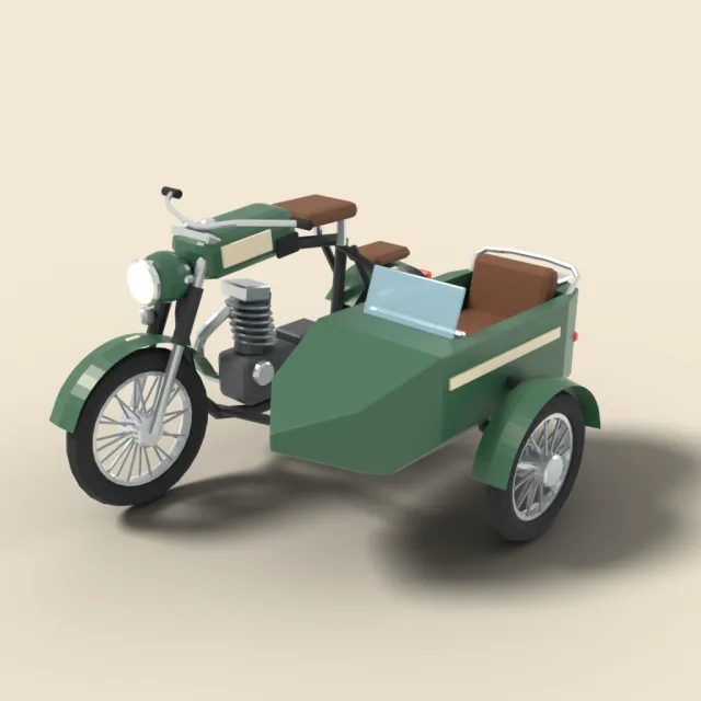 Motorcycle with sidecar