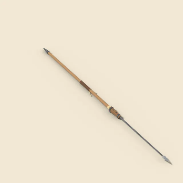 Roman pilum javelin with iron shank