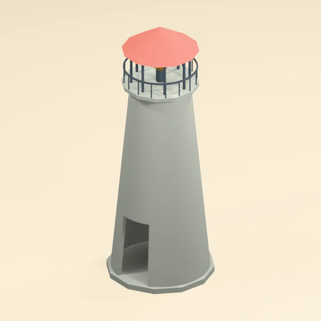 lighthouse_open_lantern_tapered_shell
