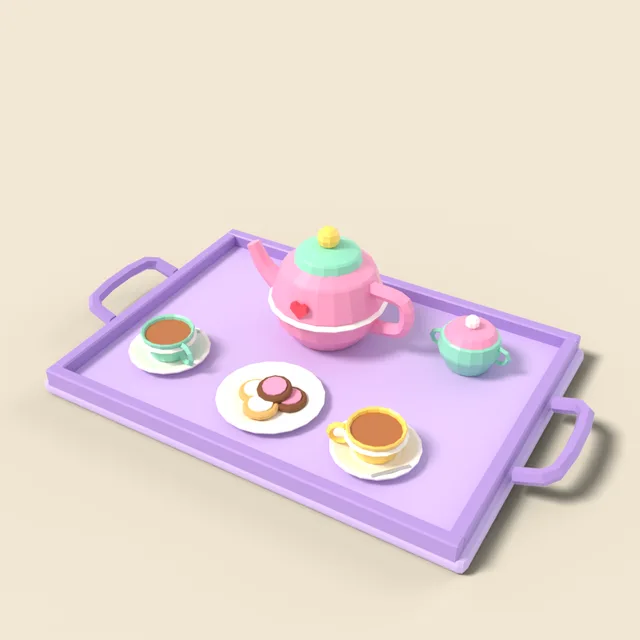 Toy tea party set