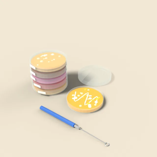 Petri dish stack