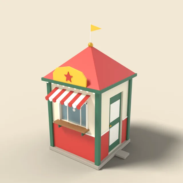 Ticket booth for park