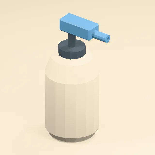 Countertop pump soap dispenser