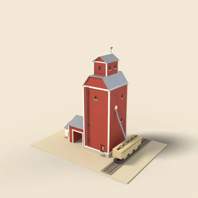 Prairie grain elevator