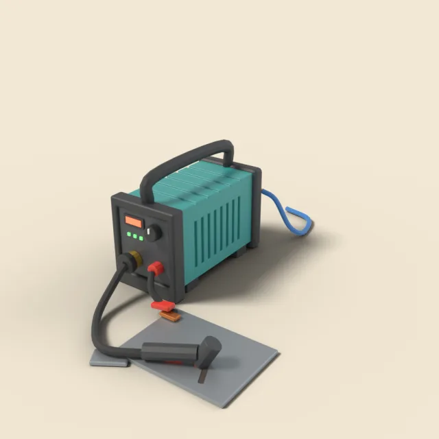 Plasma cutter with torch
