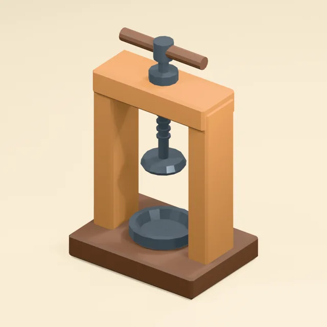 Tabletop screw nutcracker