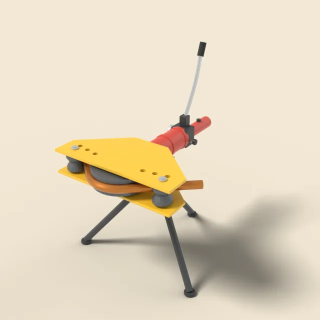 Hydraulic pipe bender