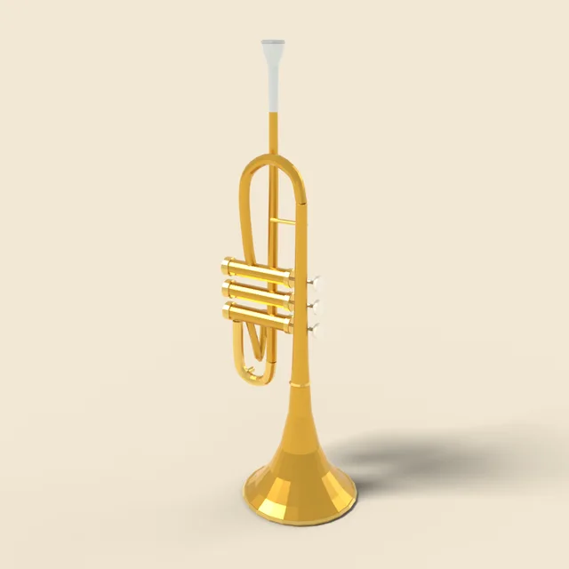 Brass trumpet