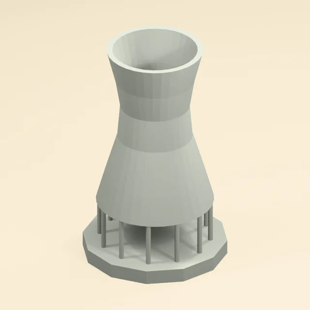 cooling_tower_waisted_shell_open_air_inlet