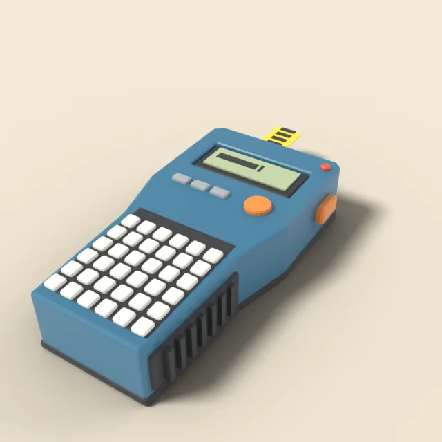 Hand-held label maker