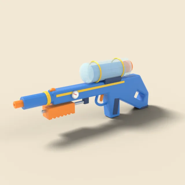 Pump-action water blaster