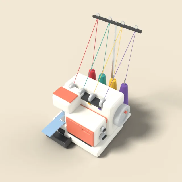 Overlock serger machine