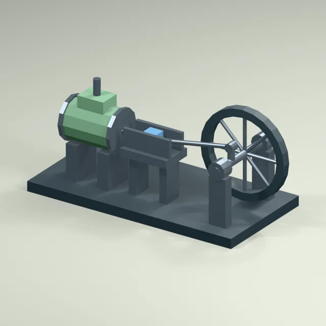 horizontal_crosshead_steam_engine