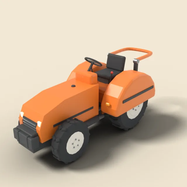 Small orchard tractor