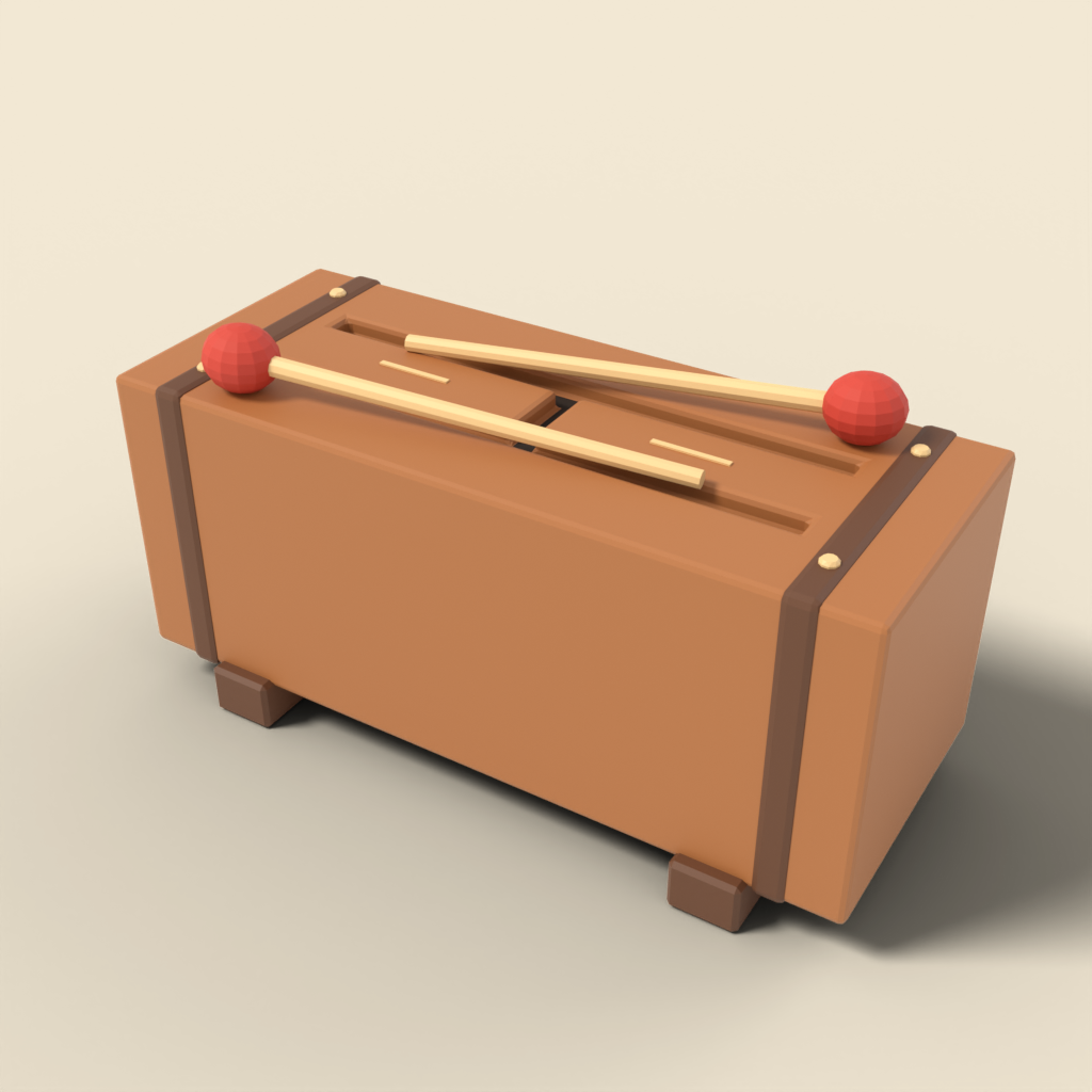 Wooden slit drum