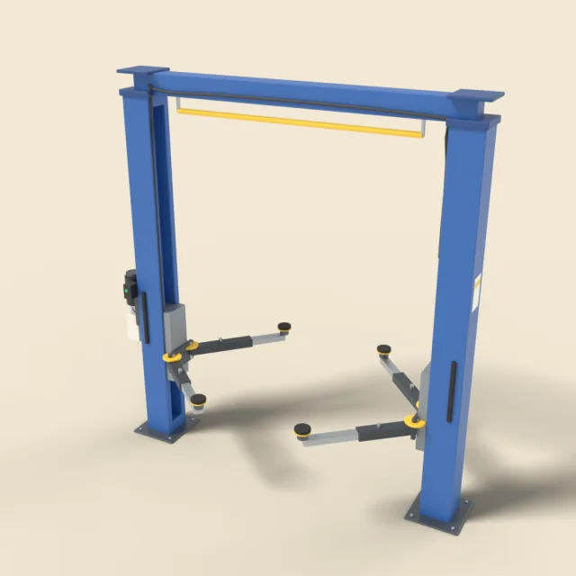 Two-post car lift