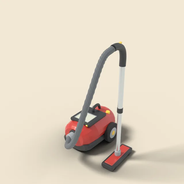 Canister vacuum cleaner