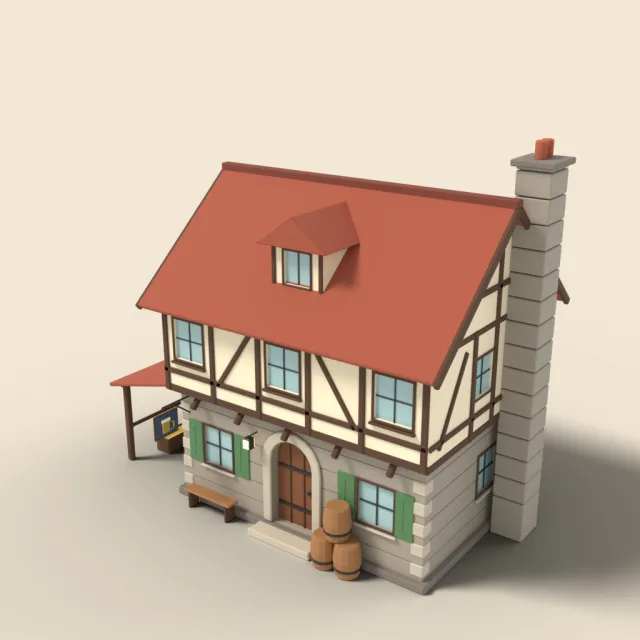 Medieval tavern inn