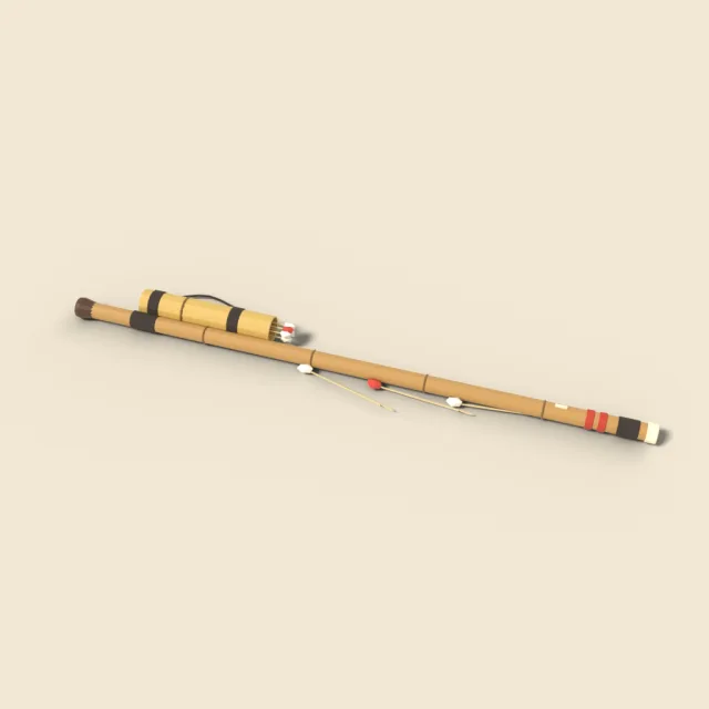 Blowgun with darts
