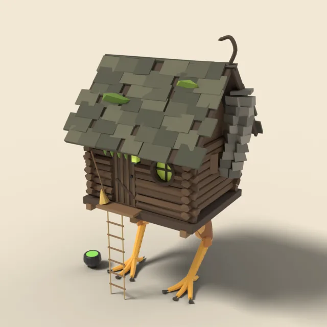Witch hut on chicken legs