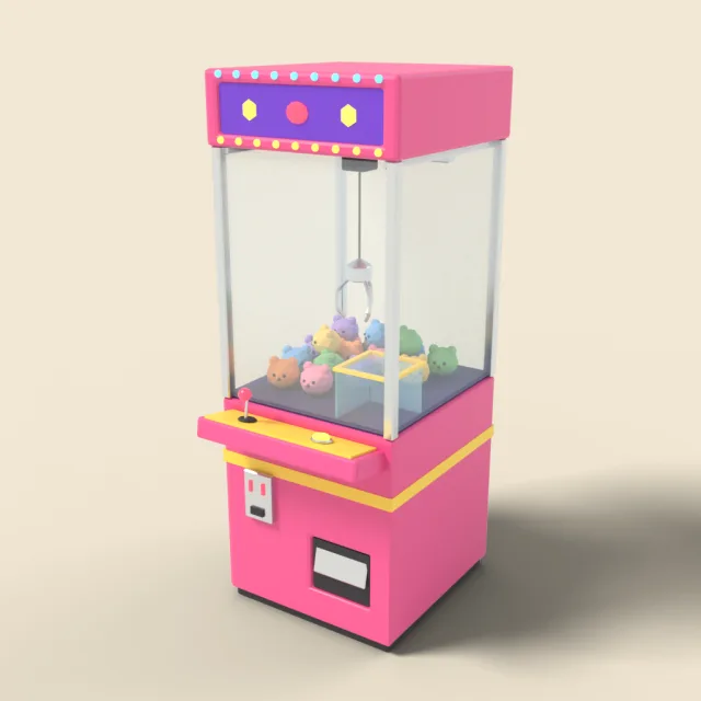 Arcade claw crane machine