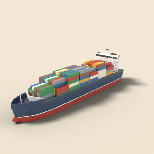 Cargo container ship