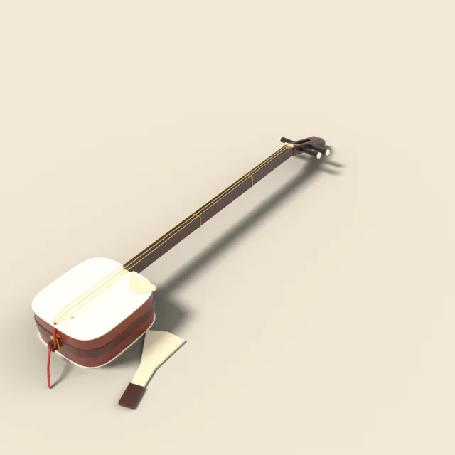 Three-string shamisen