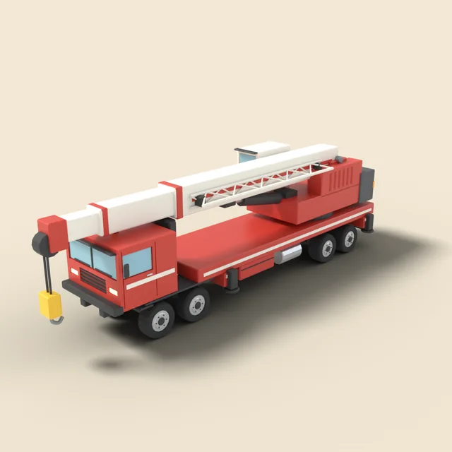 Mobile crane truck