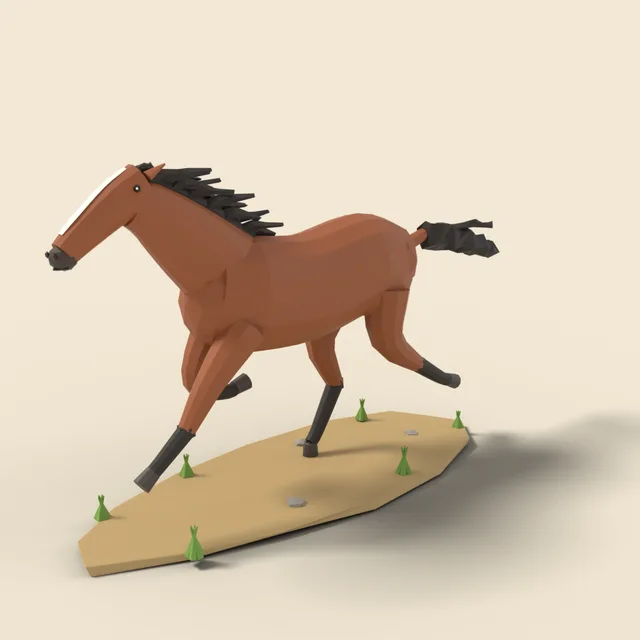 Galloping horse