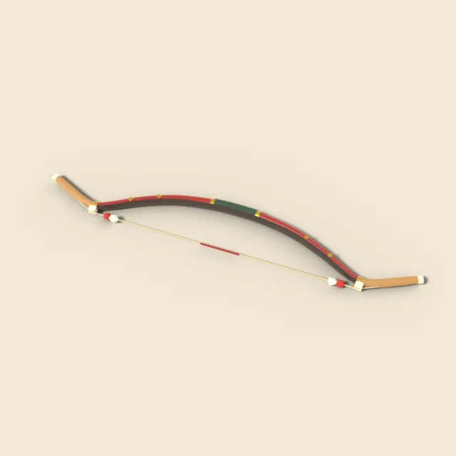 Mongolian recurve horse bow