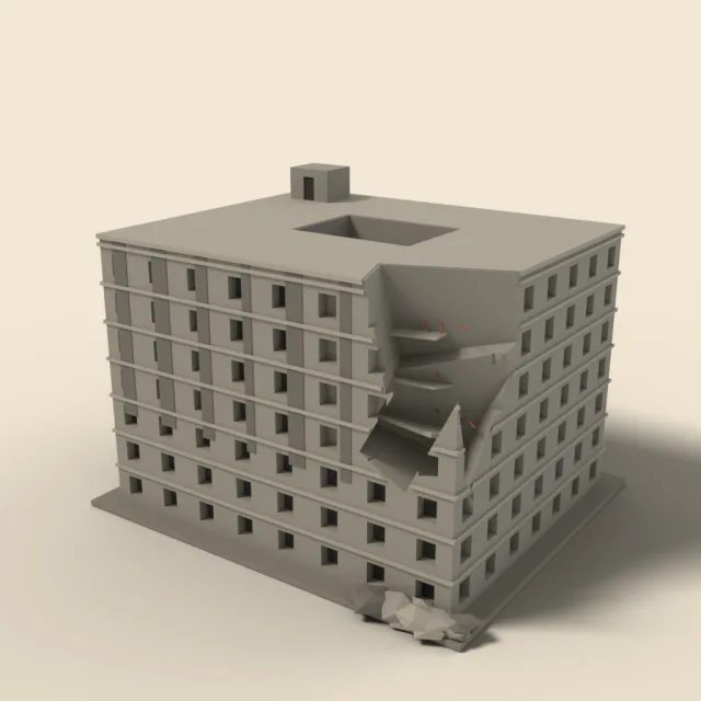 Hashima Island apartment block