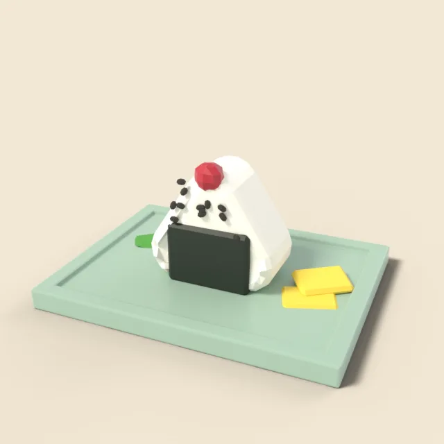 Onigiri rice ball with nori