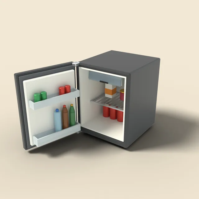 Mini bar fridge